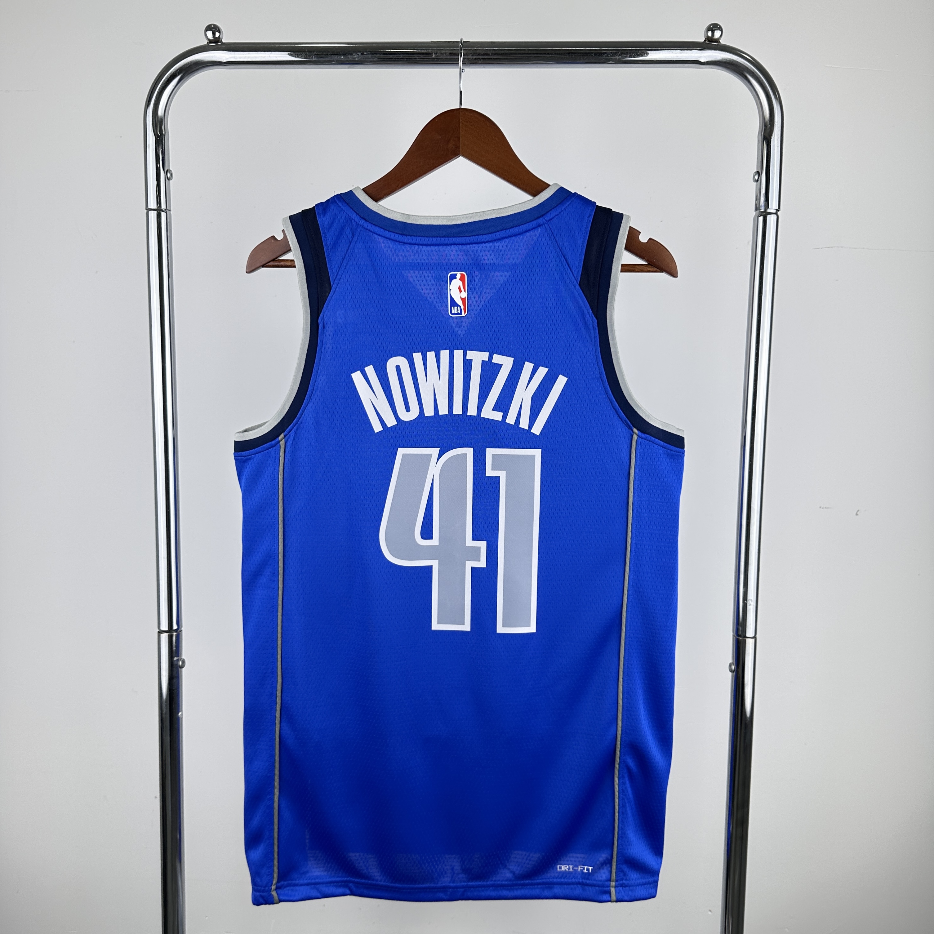 Men Dallas Mavericks #41 Nowitzki Blue Nike 2024 NBA Jerseys->->NBA Jersey